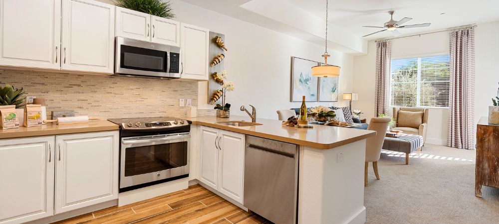 Independent living floor plan for senior living