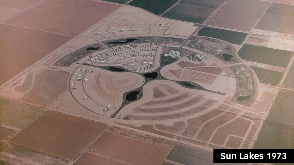 Sun Lakes retirement community in 1973