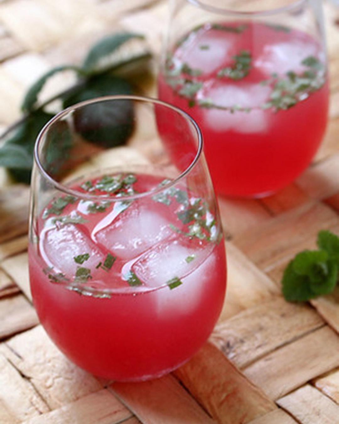 strawberry watermelon aqua fresca drink