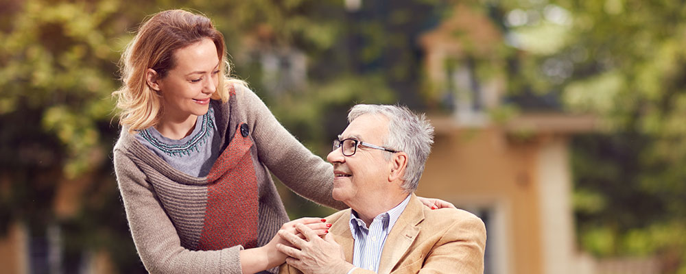 Senior man with caretaker | Senior Living in Arizona