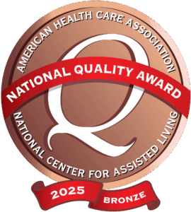 National Quality Award 2025 Bronze American Health Care Association National Center for Assisted Living
